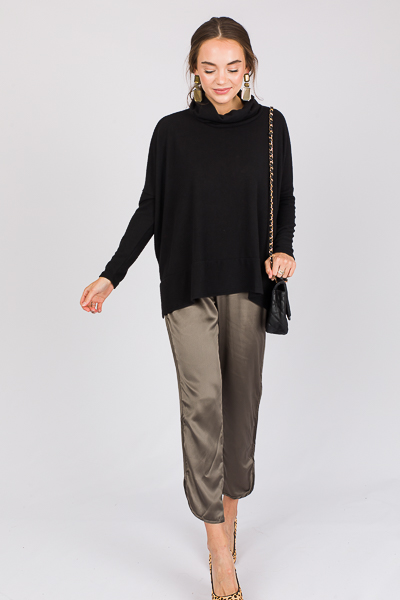 Jess Oversize Pullover, Black