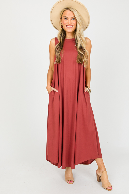 Gabi Maxi, Red Brown