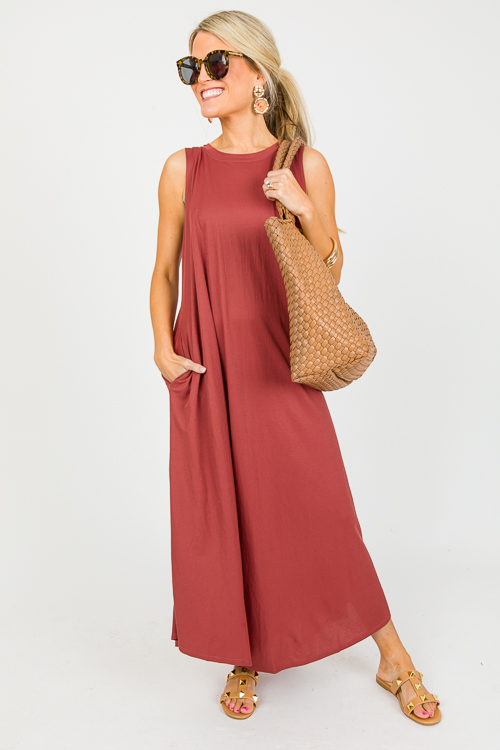 Gabi Maxi, Red Brown