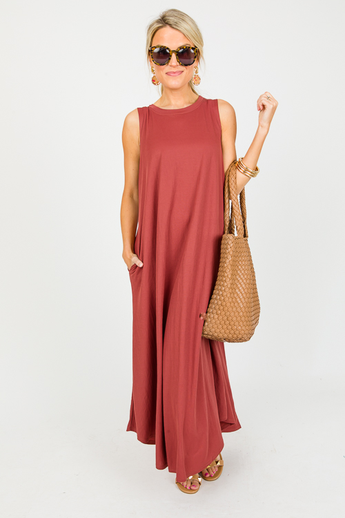 Gabi Maxi, Red Brown
