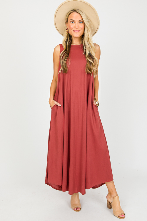 Gabi Maxi, Red Brown