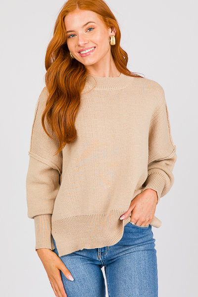 Melinda Sweater, Taupe