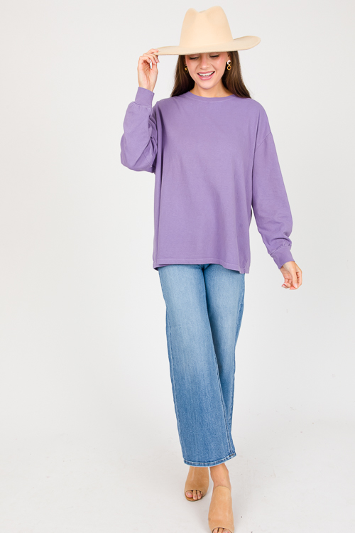 Val Long Sleeve Tee, Wisteria