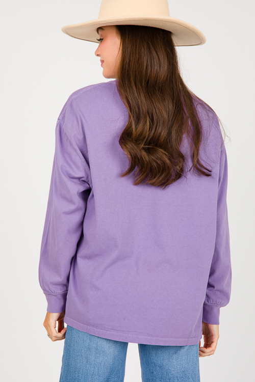 Val Long Sleeve Tee, Wisteria