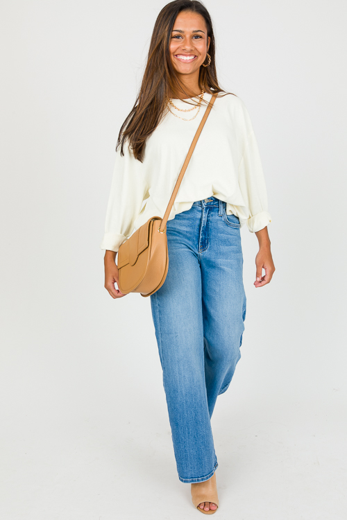 Val Long Sleeve Tee, Cream