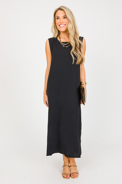 Mimi Sleeveless Maxi, Black