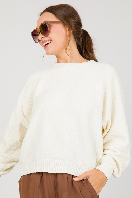 Cream 2025 chenille jumper