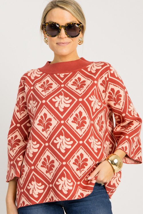 Floral Mock Neck Sweater, Rosew - 0902-102.jpg