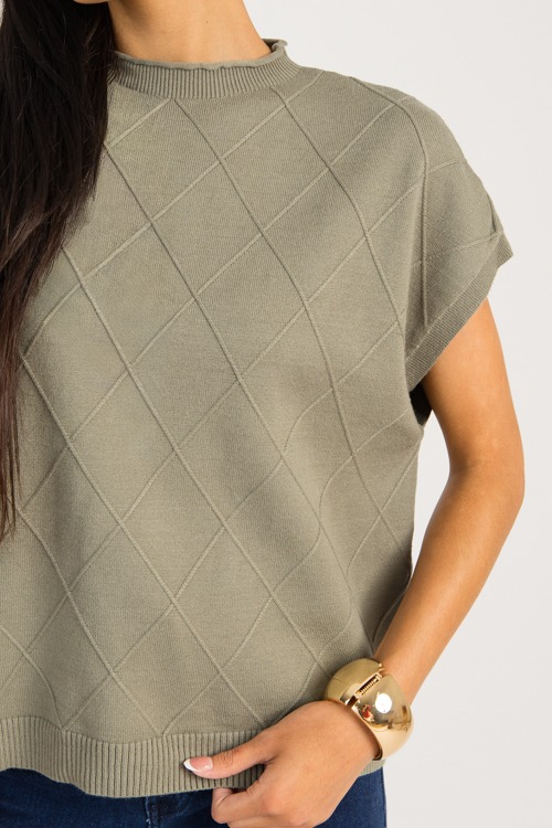 Argyle Mock Neck Sweater, Olive - 0902-60.jpg