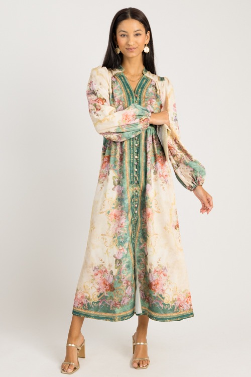 Enchanted Garden Maxi, Green