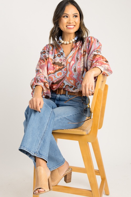 Daphne Abstract Blouse, Pink/Bl - 0903-114.jpg