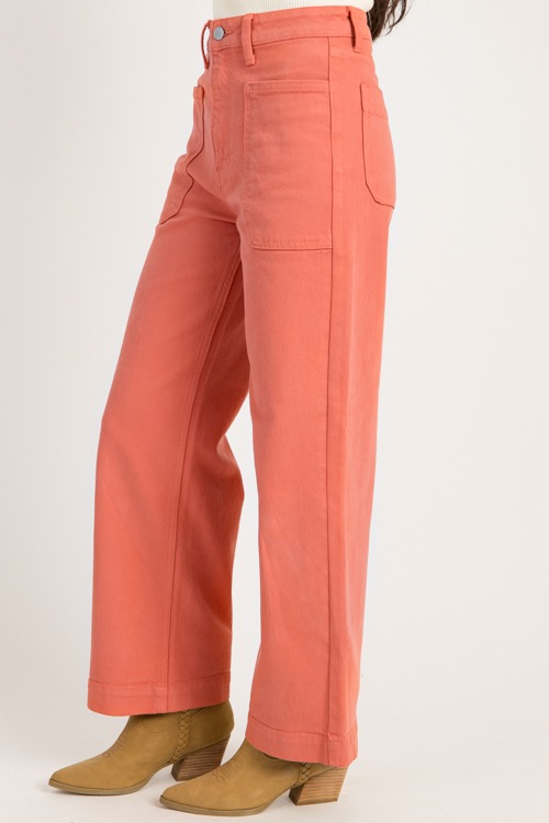 Utility Pocket Jeans, Salmon - 0903-127.jpg