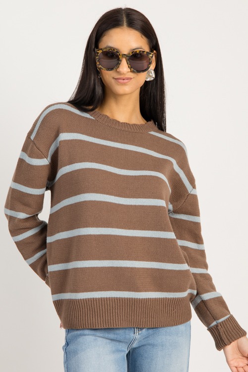 Scallop Stripe Sweater, Cocoa - 0903-63p.jpg