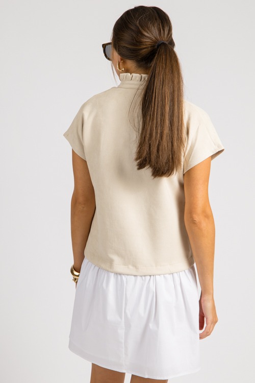 Suede Poplin Hem Dress, Cream - 0904-23.jpg