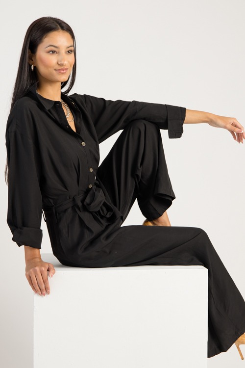 Mable Jumpsuit, Black