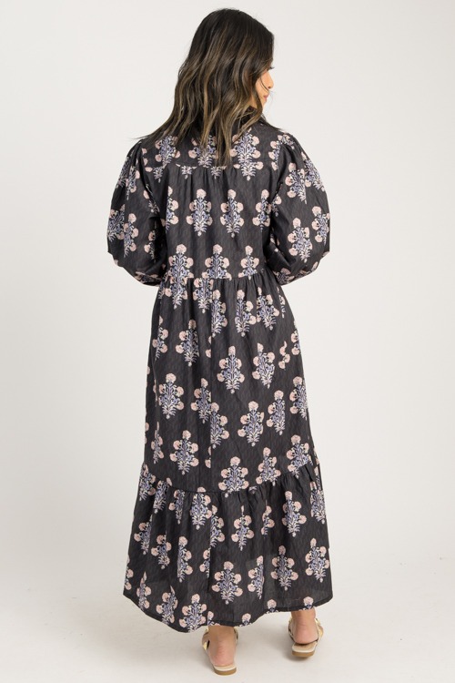 Tie Neck Blooms Midi, Black Mix - 0904-63h.jpg