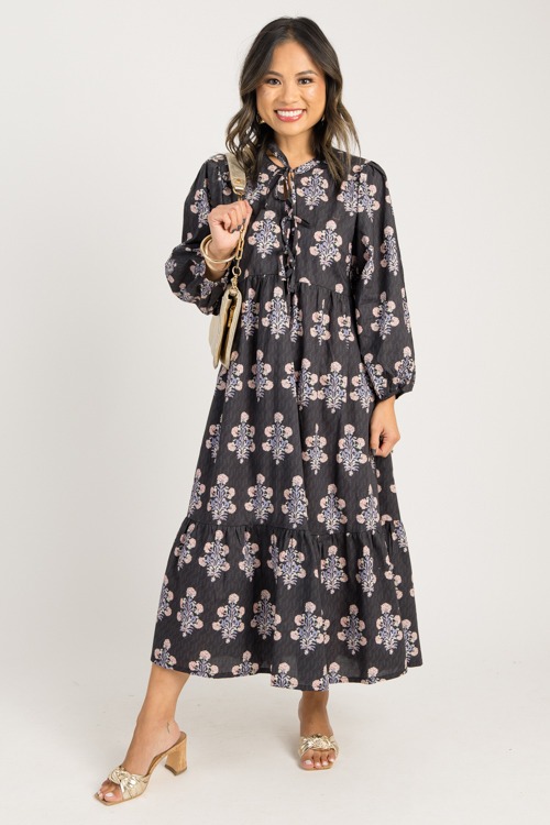 Tie Neck Blooms Midi, Black Mix - 0904-67.jpg