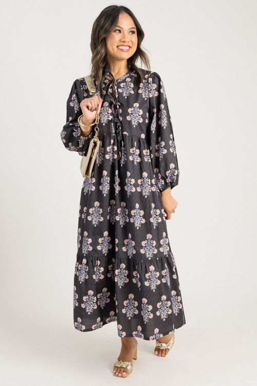 Tie Neck Blooms Midi, Black Mix - 0904-68.jpg