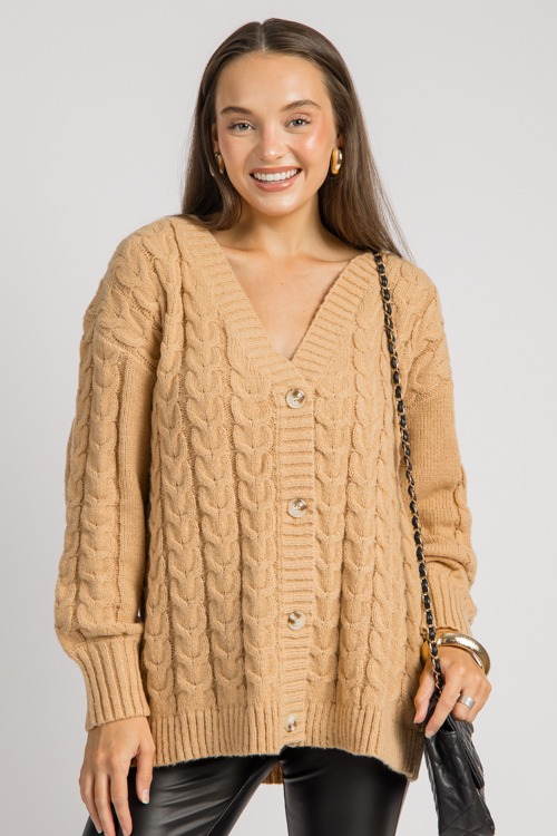 Vivia Textured Cardigan, Tan - 0904-75.jpg