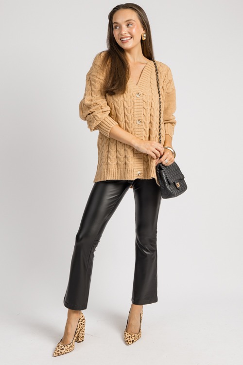 Vivia Textured Cardigan, Tan - 0904-78.jpg