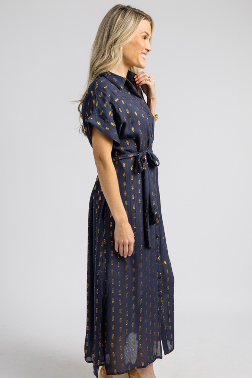 Metallic Rain Midi, Navy Gold - 0905-140.jpg