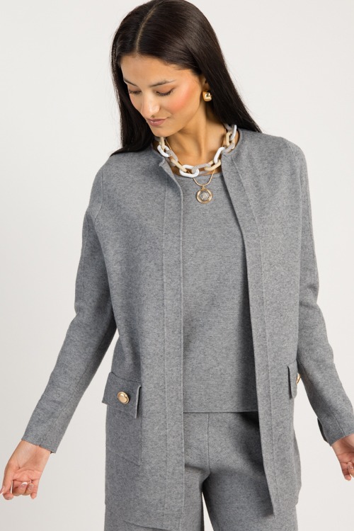 Button Detail Cardigan, Grey - 0905-21.jpg