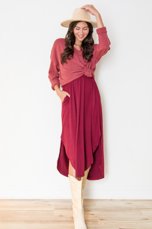 Softest Maxi, Burgundy