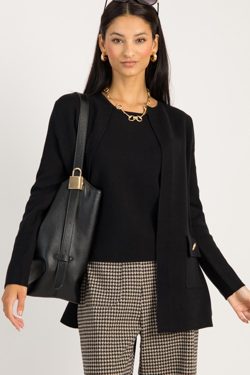 Button Detail Cardigan, Black - 0905-60.jpg