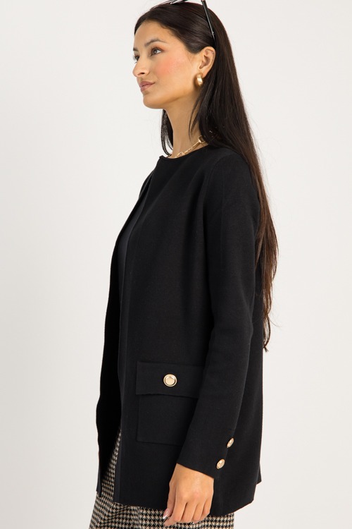 Button Detail Cardigan, Black - 0905-61.jpg