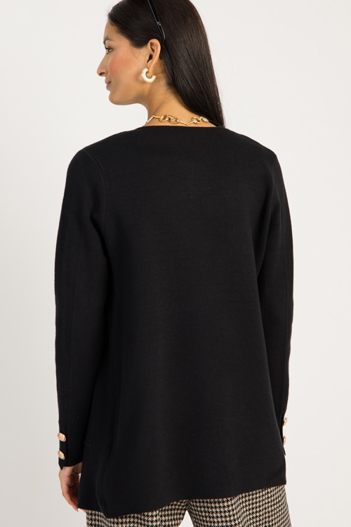 Button Detail Cardigan, Black - 0905-62.jpg