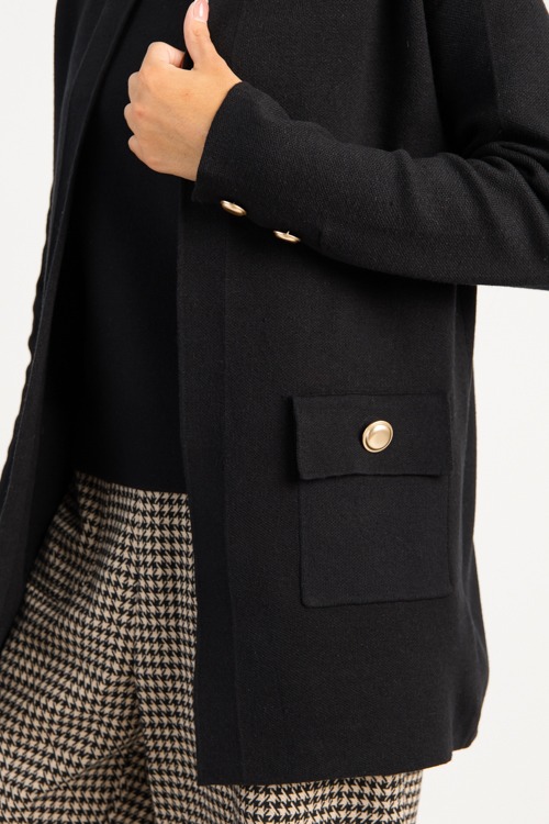 Button Detail Cardigan, Black - 0905-63.jpg