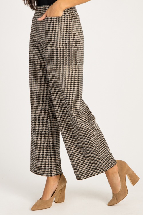 Patch Pocket Houndstooth Pant