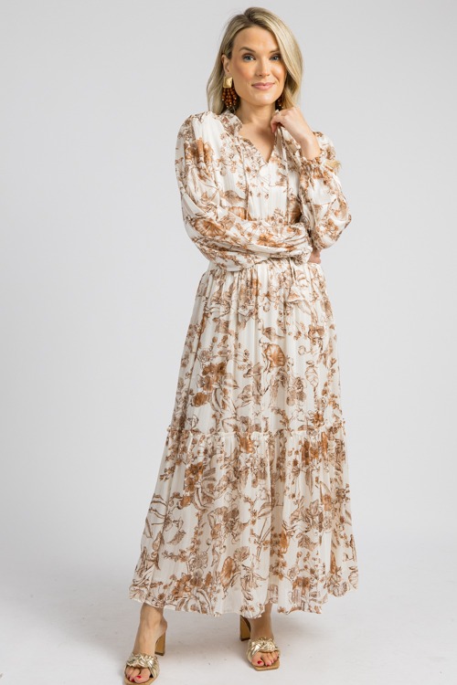 Metallic Floral Maxi, Brown - 0905-69.jpg