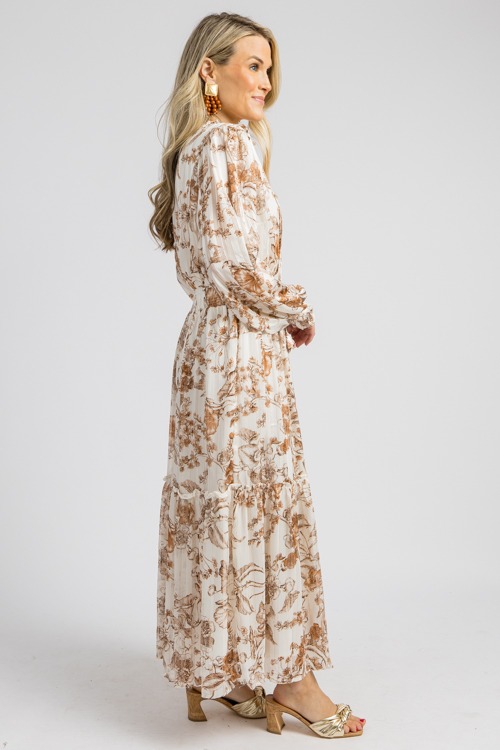 Metallic Floral Maxi, Brown - 0905-70.jpg