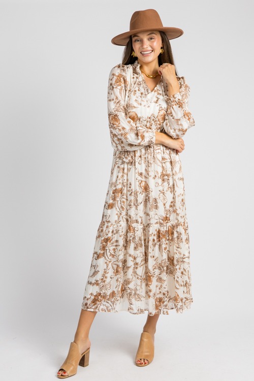 Metallic Floral Maxi, Brown - 0905-72.jpg