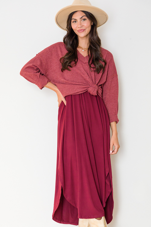 Softest Maxi, Burgundy