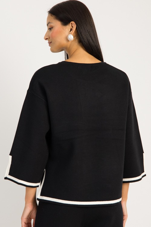 Stripe Trim Sweater, Black - 0905-86.jpg
