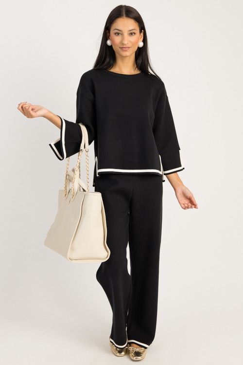 Stripe Trim Sweater, Black - 0905-88h.jpg