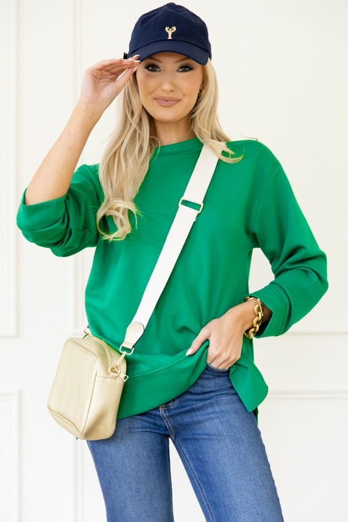 Rhett Soft Knit Top, Green