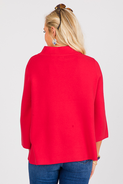 Audrey Sweater, Red
