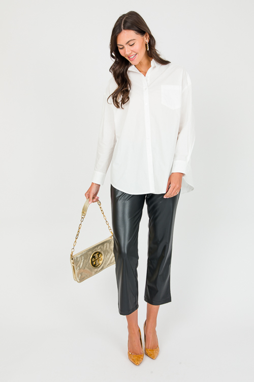 Andie Oversize Shirt, Milk