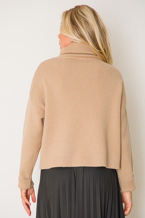 Lulu Turtleneck, Taupe