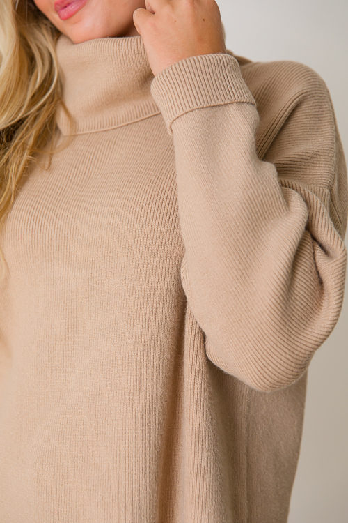 Lulu Turtleneck, Taupe