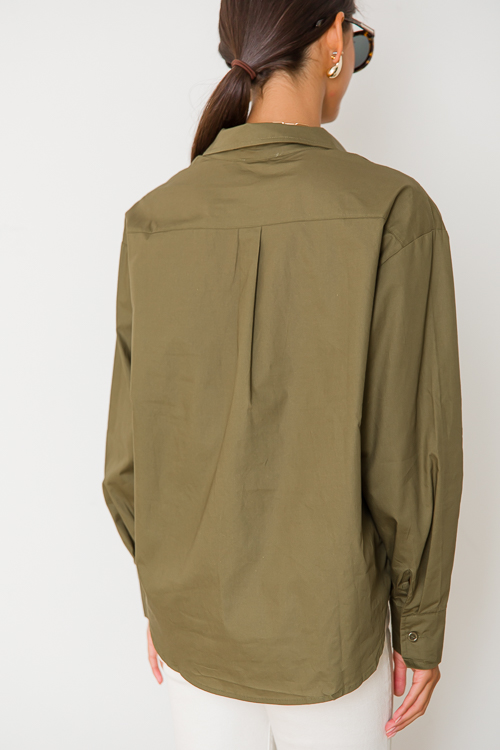 Adrian Button Down, Olive