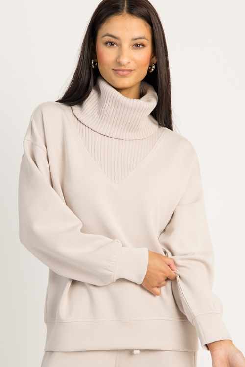 Modal Turtleneck Pullover, Mocha Cream - 0908-104h.jpg