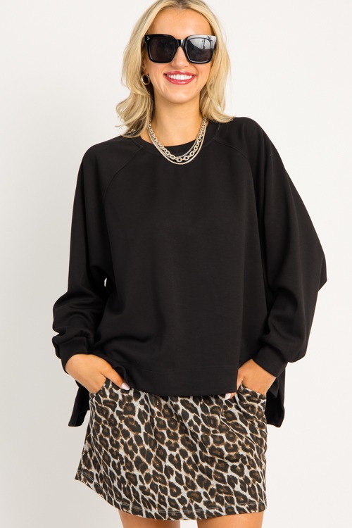 Oversized Crew Neck Top, Black - 0908-123h.jpg