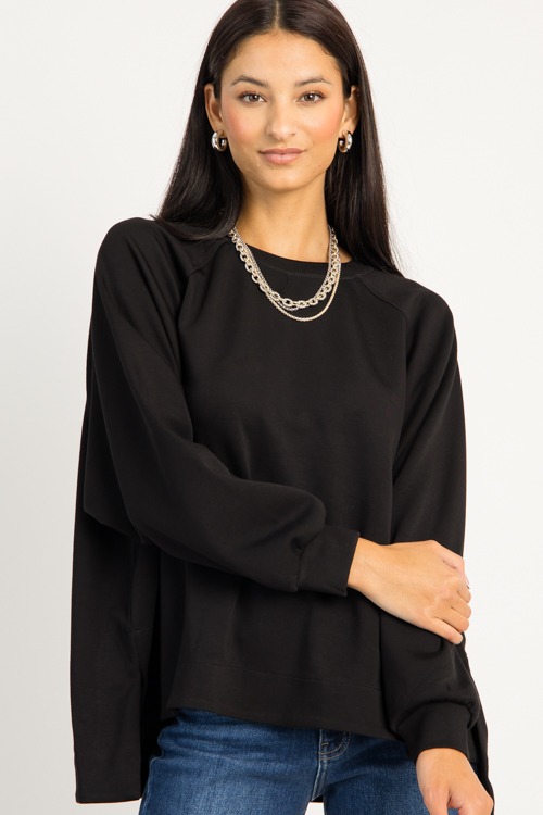 Oversized Crew Neck Top, Black - 0908-126.jpg