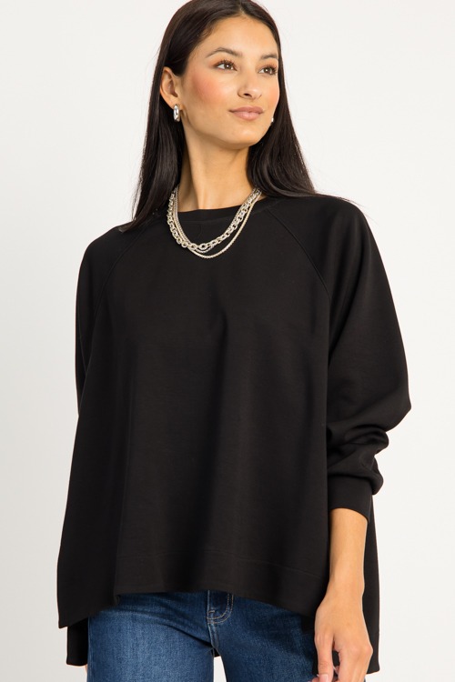 Oversized Crew Neck Top, Black - 0908-127.jpg