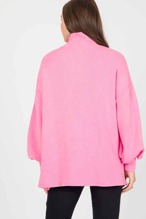 Mandy Rib Sweater, Pink