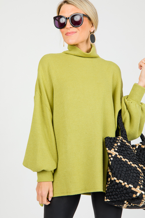 Mandy Rib Sweater, Green